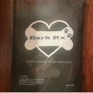 Bark Rx Black Pet Treat Pouch